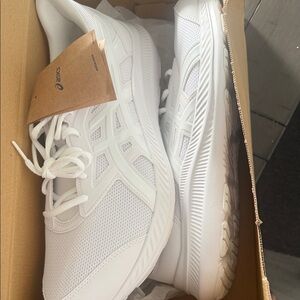 ASICS Men's All-White Athletic Shoes